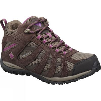 Botas Trekking Columbia Redmond Mid Waterproof Mujer Gris Claro / Azules Claro - Chile HXG491560